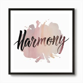 Harmony 3 Art Print