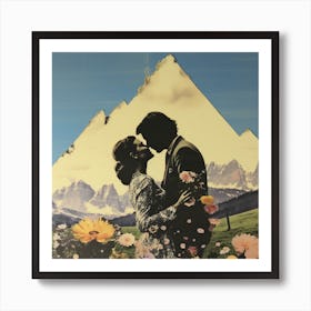 Love Mountain 1 Art Print