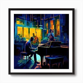 Jazz Music By Person Art Print