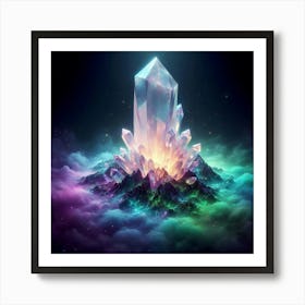 Crystal Mountain 1 Art Print
