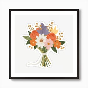 Bouquet Of Flowers 2 Art Print