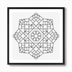 Geometric Mandala 06 Art Print