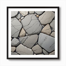 Stone Wall 13 Art Print