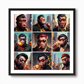 Overlord Of The Jungle Art Print