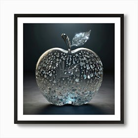 Apple With Music Notes 8 Art Print