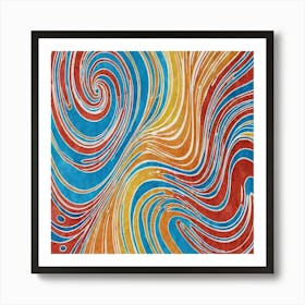 Swirls Art Print