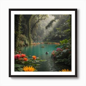 Lily Pond Poster