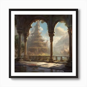 Fantasy Castle 62 Art Print