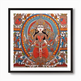 Hindu Goddess Art Print