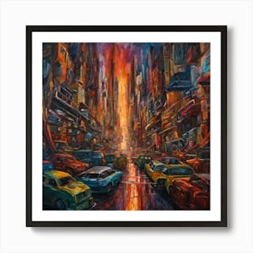 Cityscape Art Print