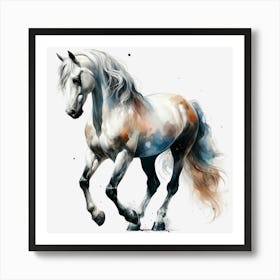 White Horse 1 Art Print