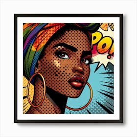 Nkechi Pop African Woman Art Print