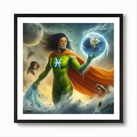 Pisces Super Mom #11 Art Print