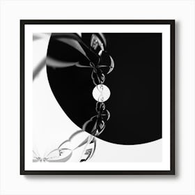 Abstract Black And White Affiche