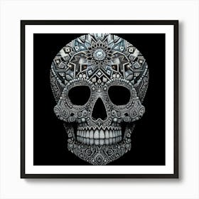 Day Of The Dead Skull 20 Art Print