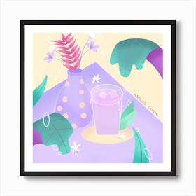 Fresh Lilac Botanical Art Print