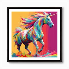 Unicorn Painting Art Print