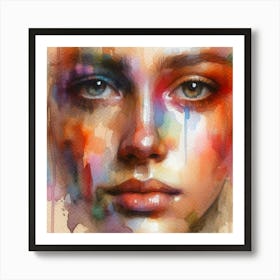 Portrait Of A Woman 65 Art Print