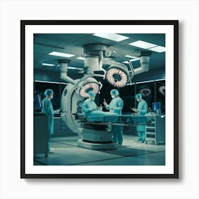 Surgeons In The Operating Room 1 Art Print