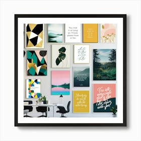 Office Wall Art Art Print