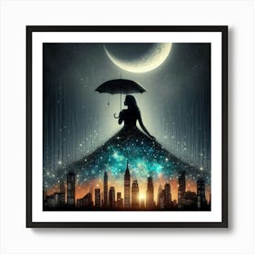 Cityscape Painting Art Print