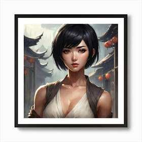 Chinese Girl Art Print