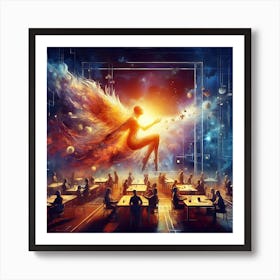 Angel Of The Universe Art Print