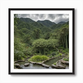 Japanese Garden Art Print