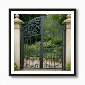 Wrought Iron Gate 6 Art Print