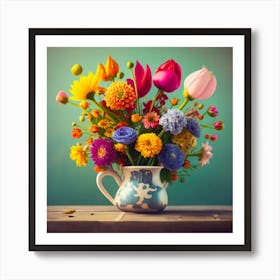 Flowers In A Vase Art Print