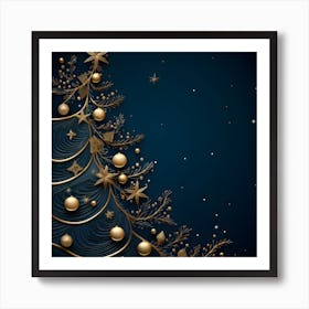 Elegant Christmas Design Series055 Art Print