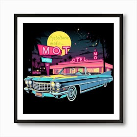 Motel Motel 1 Art Print