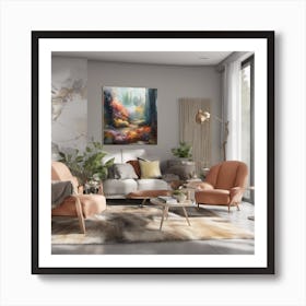 Abstract - Living Room Art Print