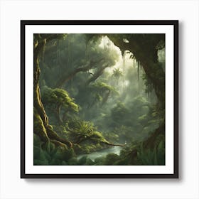 Jungle Forest Art Print