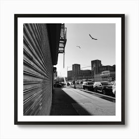 The Bronx Street Scene Art Print