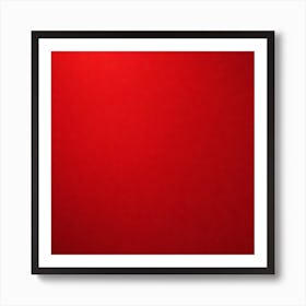 Red Wall Art Print