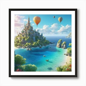 Fairytale Island Art Print