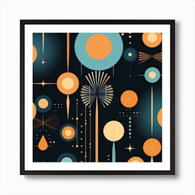 Abstract Space Background 1 Art Print