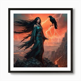 lightning of life Art Print