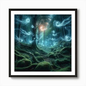 Mystical Forest Art Print