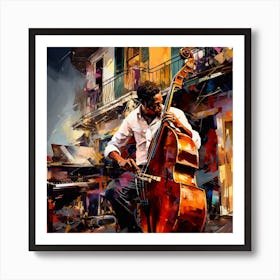 Jazz Musician 12 Art Print