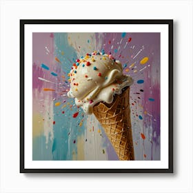 Ice Cream Cone Art Print