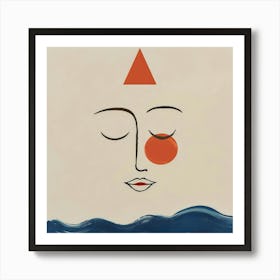 'Face Of The Sea' 1 Art Print