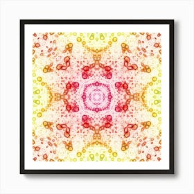 Watercolor Solar Abstraction Art Print