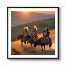 Native Americans 4 Art Print