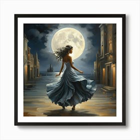 Full Moon Art Print