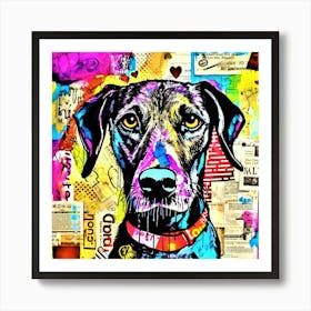 National Dog Day Model - Pet Life Art Print