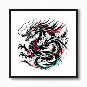 Dragon Tattoo Art Print