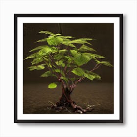 Mossy Tree Art Print