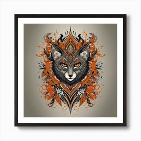 Wolf Head Art Print